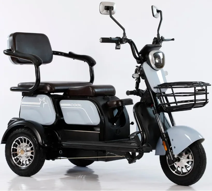 Wholesale cheap 48V 600W electric 3 wheeler adult electric tricycles electric tricycle for handicapped people