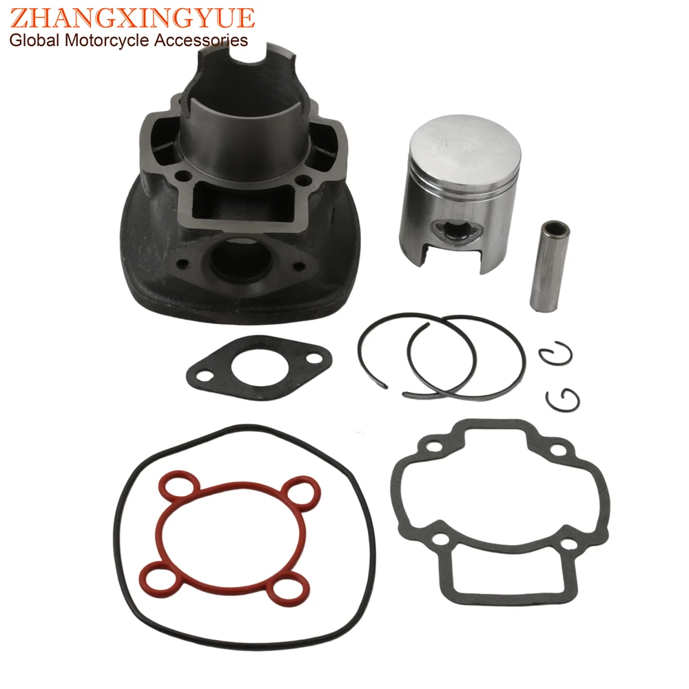 70cc 47mm Big Bore Cylinder Kit & Head For Piaggio Nrg Power Dd 50 Mc3 Purejet Zip Sp 50cc 2T 100080570