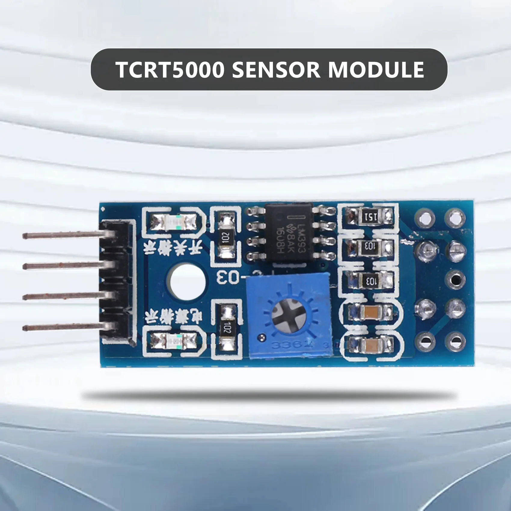 SCLS 10 قطعة TCRT5000 وحدة استشعار عاكسة بالأشعة تحت الحمراء IR حاجز خط المسار الكهروضوئي التبديل لروبوت السيارة الذكية