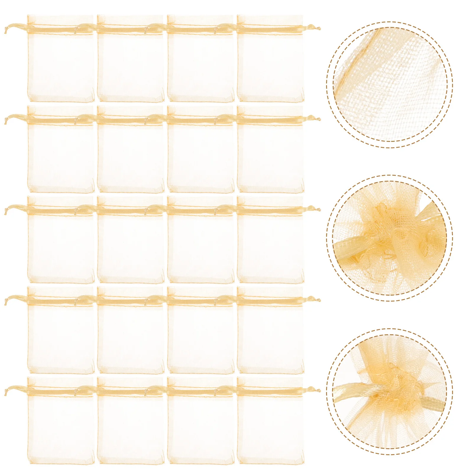 

100Pcs Organza Gift Bags with Drawstring Small Mesh Pouches for Birthday Christmas Baby Shower Favor Goodie Bags