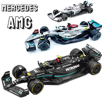 Bburago 1:43 F1 Mercedes-AMG Full Range W13 #44 #63 W14-44/77 W10-44/77 W07-44/6 Alloy Toy Car Model Super Formula Die Cast Mode