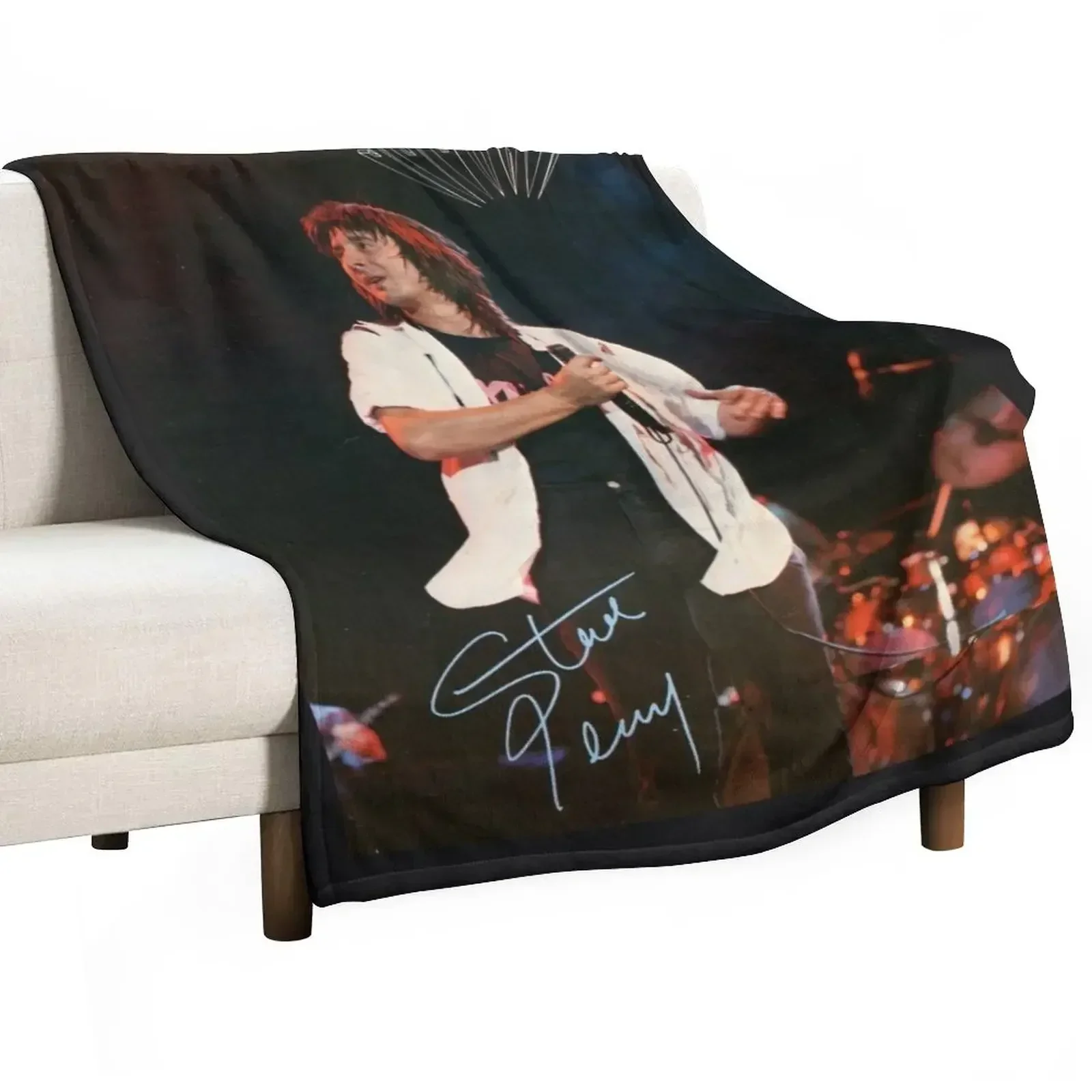 Steve Perry Throw Blanket Retros Thermal Heavy Blankets For Baby anime Quilt Blankets