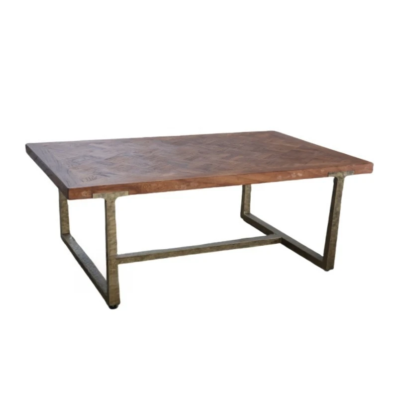 

Rectangle coffee table household solid wood retro table