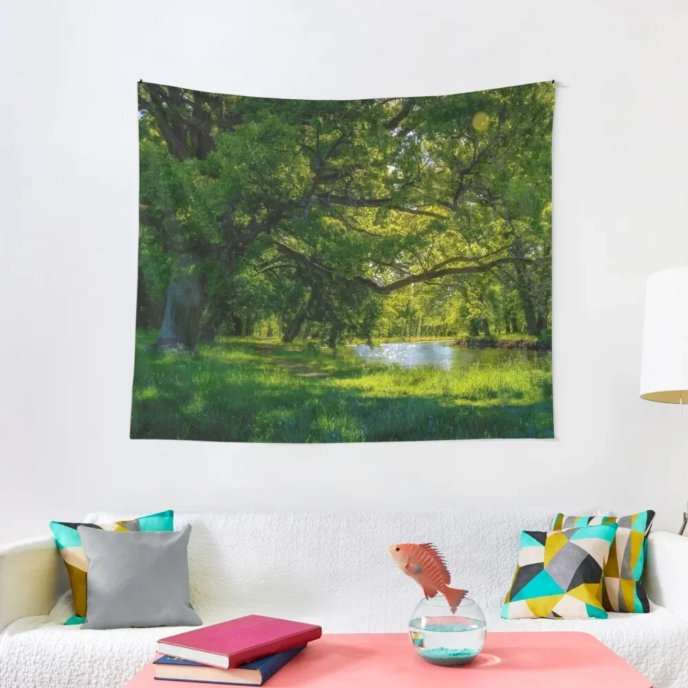 

Summer Morning in the Park Tapestry Decorations For Room Wall Hangings Decoration Tapestry