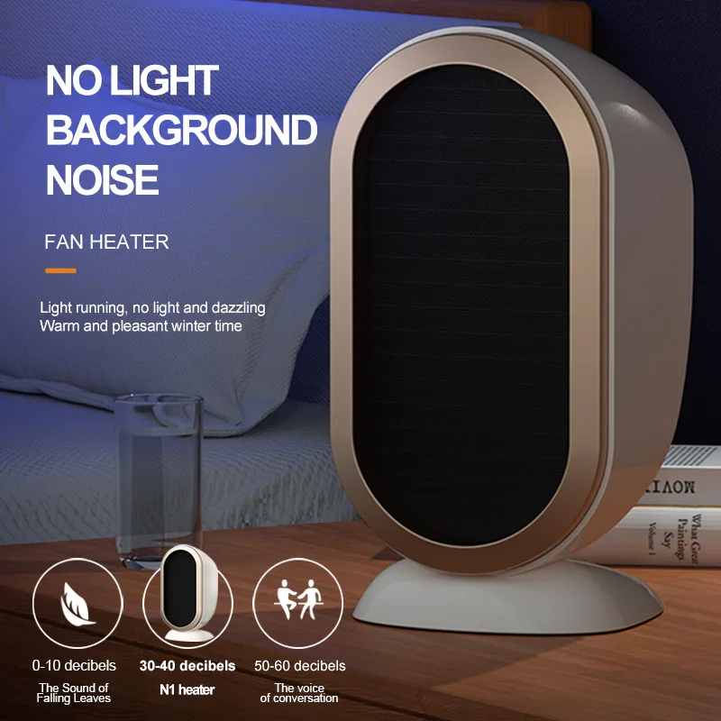 HOMFISHElectrique Chauffage PTC Chauffage Rapide Bureau Chauffage À Air Chaud Économie D'énergie Chauffage Ventilateur plus Chaud Machine Maison Bureau Ventilateur Chauffage D'air