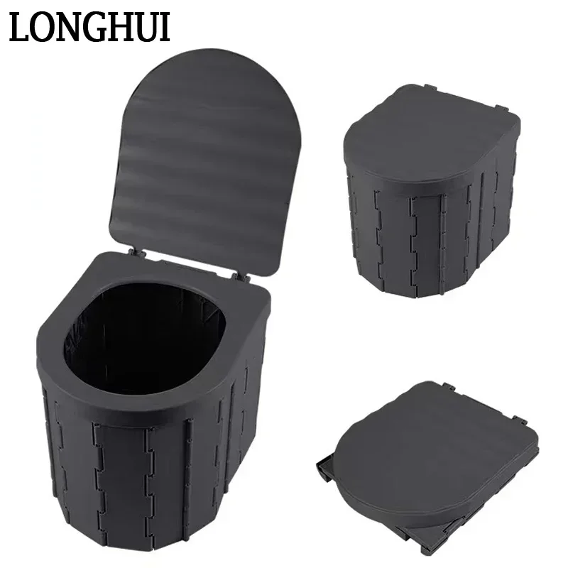 Portable Toilet Car Toilet Household Folding Toilet Outdoor Camping Toilets Women Children Travel Toilets Seat Emergency Toilets