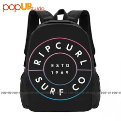 Rip Curl Neon Donut Optical Backpack Large Capacity Bookbag Schoolbag Eco Friendly Riding Backpack