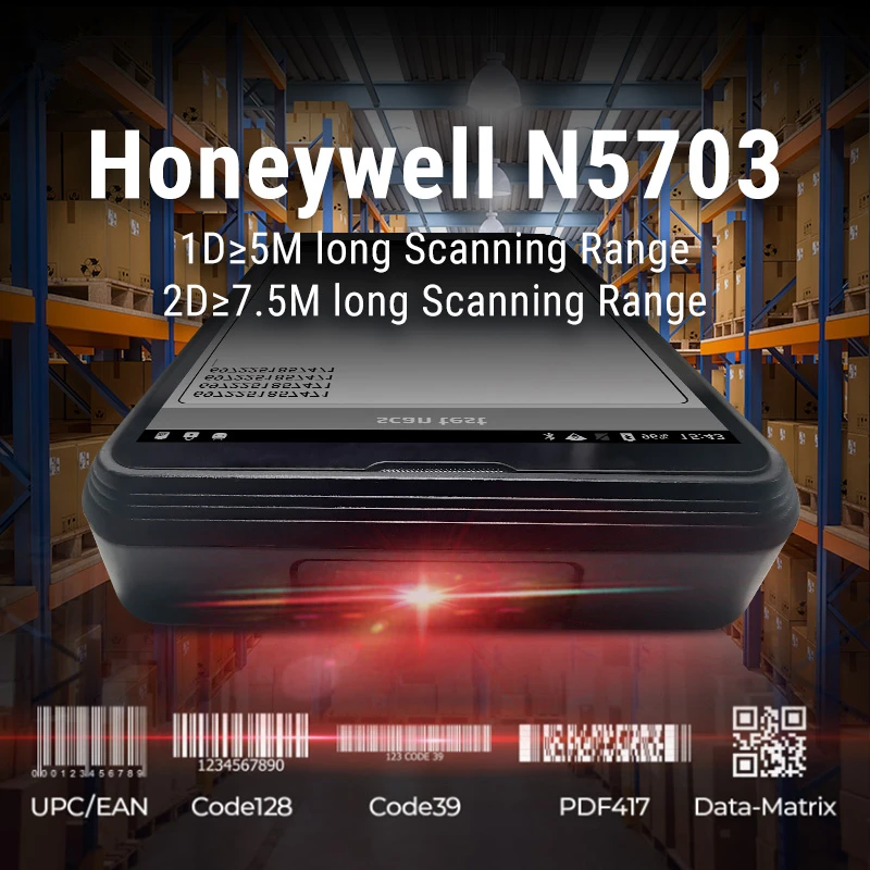 Industrial Data Collection Support Google Play Built-in 5000Mah Battery Honeywell 2D Barcode Scanner Android 12 OS Handheld PDA