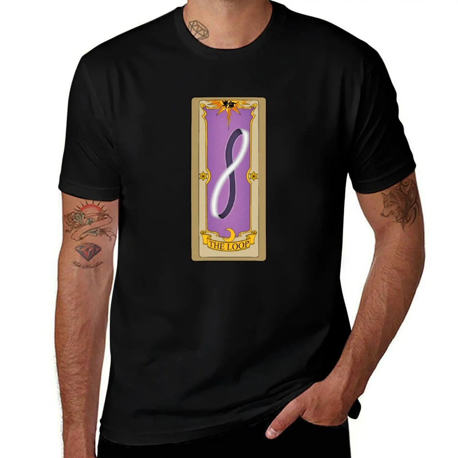

Clow Cards - The Loop T-Shirt sweat luxury t-shirt plus size tops mens vintage t shirts
