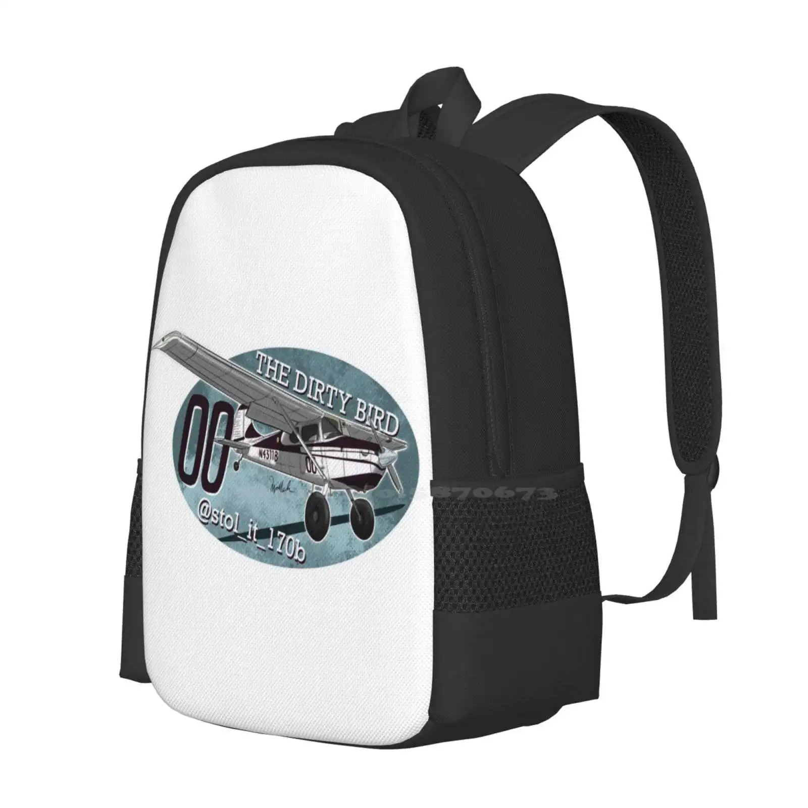 Cessna 170B N4311B Bag Backpack For Men Women Girls Teenage N4311B Dirty Bird Stol Grumman E 2 Aircraft Carrier Cirruss