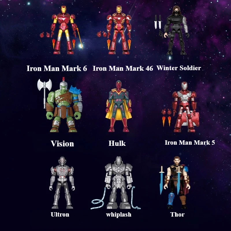 BLOKEES Bouwsteen Beeldje Speelgoed Blind Bo Bouwsteen Assemblagemodel kinderen Verjaardagscadeau Speelgoed Desktop Decoratie Ornament