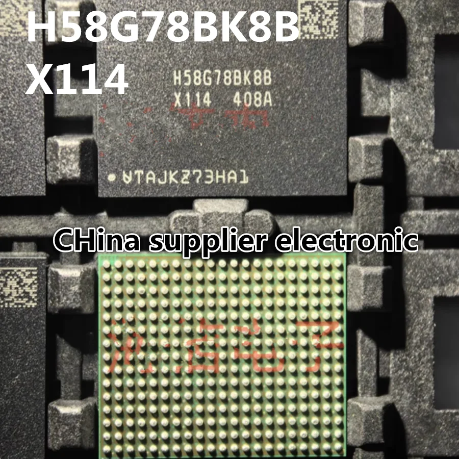

1pcs H58G78BK8BX114 D8BTM D8DVL D8CWL chip D8DRX D8DRM D8CJL Memory D8FMF D8DRB D8DHD D8CWD BGA K3KL5L50QM-JGCT K3RG8G80MM-MGCJ