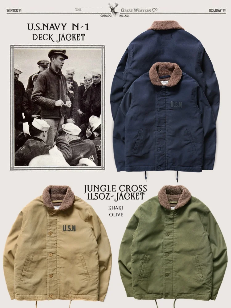 

Американское ретро N De Jaet Fce Lined USN с принтом Faion, городское хлопковое пальто для молодежи, водонепроницаемое зимнее длинное пальто све