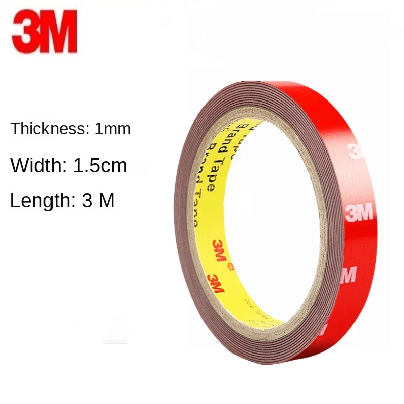 3M VHB Starker doppelseitiger Klebstoff 3M 4229P 5–50 mm wasserdichtes, spurloses Schaumstoff-Klebeband für Auto, Zuhause, Innenbereich, hohe Temperatur