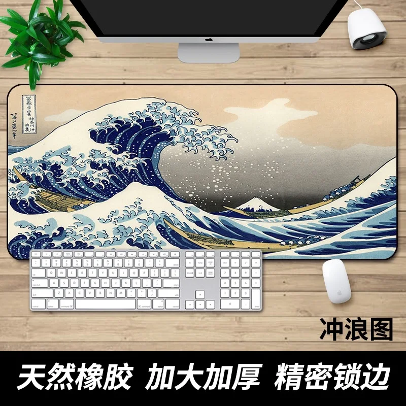 Cute Gaming Mouse Pad Large Mouse Mat Laptop Space Writing Desk Mats 80x30cm Computer Gamer Keyboard Deskpad Mousepad for PC