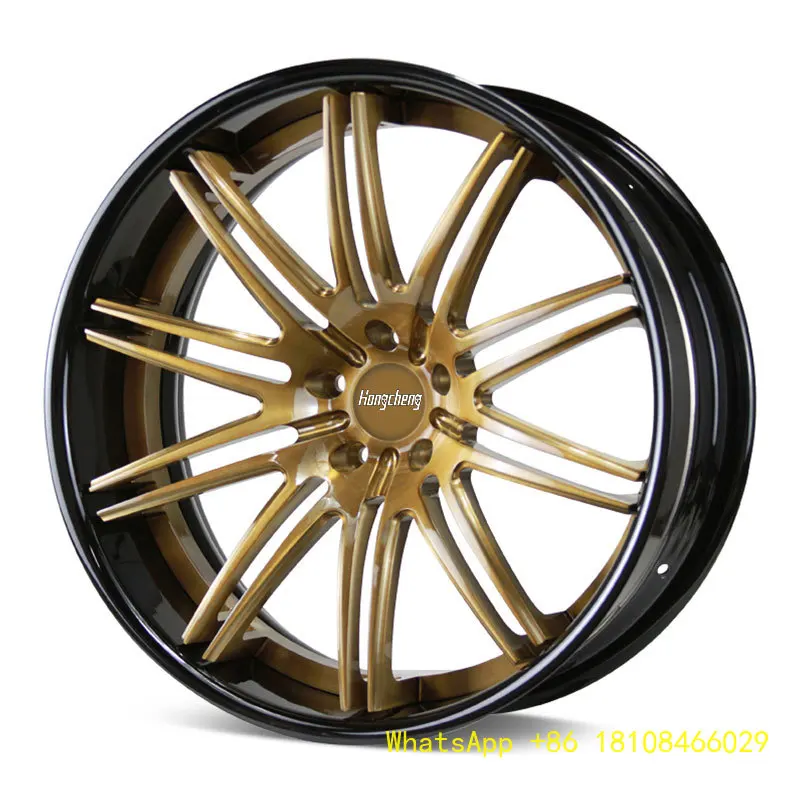 

2-Piece Forged Alloy Wheels 5x112 5x114.3 5x120 5x130 18-22 Inch High Strength Passenger Car Rims