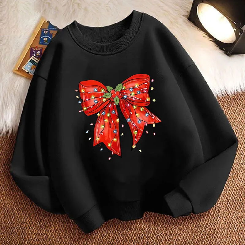 2026 Modischer Roter Hoodie mit Schleife und Herzdesign für Kinder, Niedlicher 90er-Jahre-Stil Kapuzenpullover für Jungen und Mädchen, Herbst-Frühling Casual Hoodies