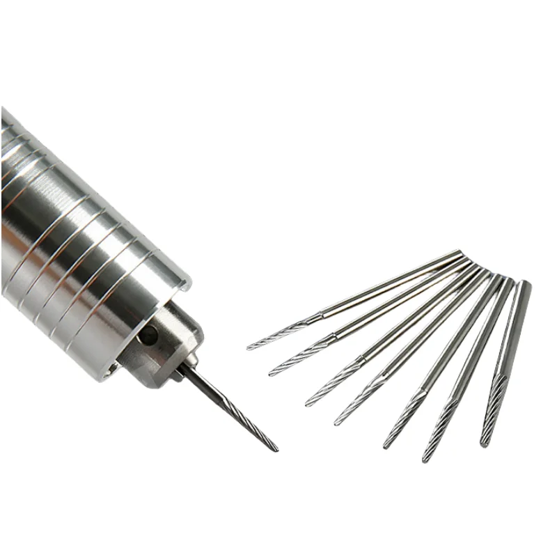 7pcs 1.2/1.6/1.8/2.0/2.2/2.35/3.0mm Grinding Fixing Needle Tungsten Steel Amber Beeswax Jade Engraving Drill Bits Tools