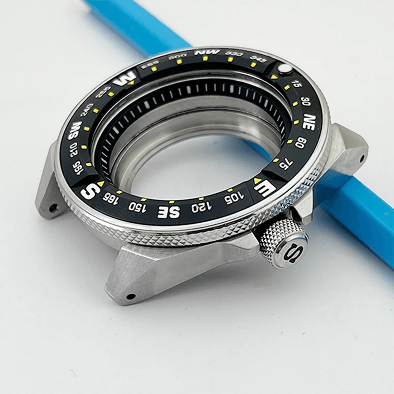 

Mod Samurai Case Nh35 Case Fits NH34 NH35 NH36 Movement Sapphire Glass Case Stainless Steel Solid Strap