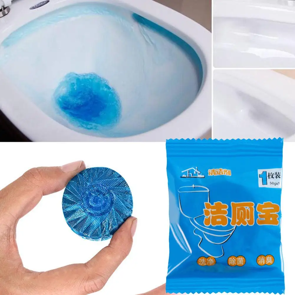 Toilet Bowl Cleaning Deodorant Tablet Freshener Deodorization Stain Product House Cleaning Agent Bathroom Remover D6G6