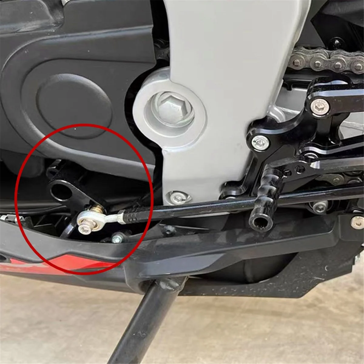 Geniale Motorrad Fußrastenanlage Fußstütze Schalthebel Arm Stange für Honda CBR600RR CBR1000RR CBR600 RR Motor Zubehör Langlebig