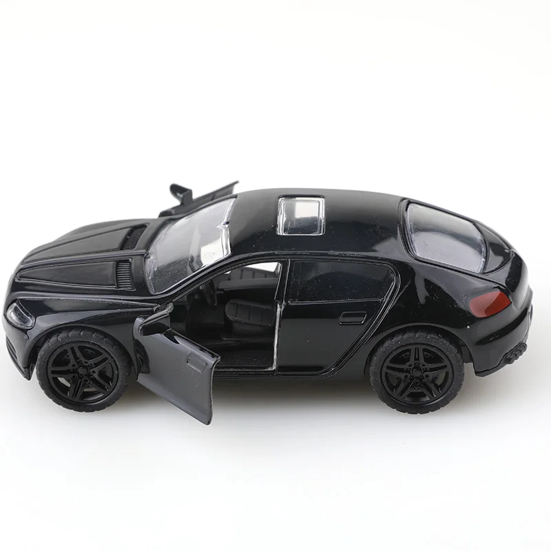 (포장됨) 1:36 합금 자동차 모형 레이싱 부가티 시론 풀백 스포츠카 장식품 소년용 장난감