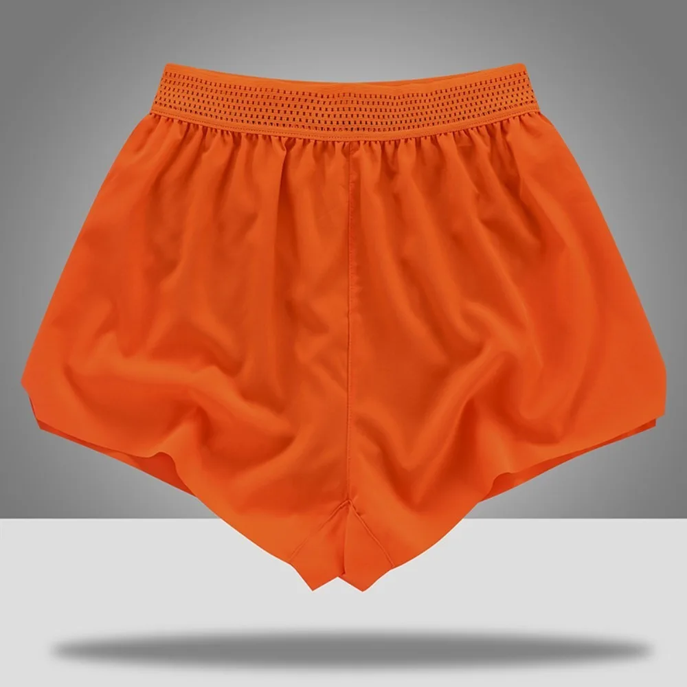 New Quick Drying Running Shorts Breathable Lightweight GYM Short Solid Color Sports Pants Men