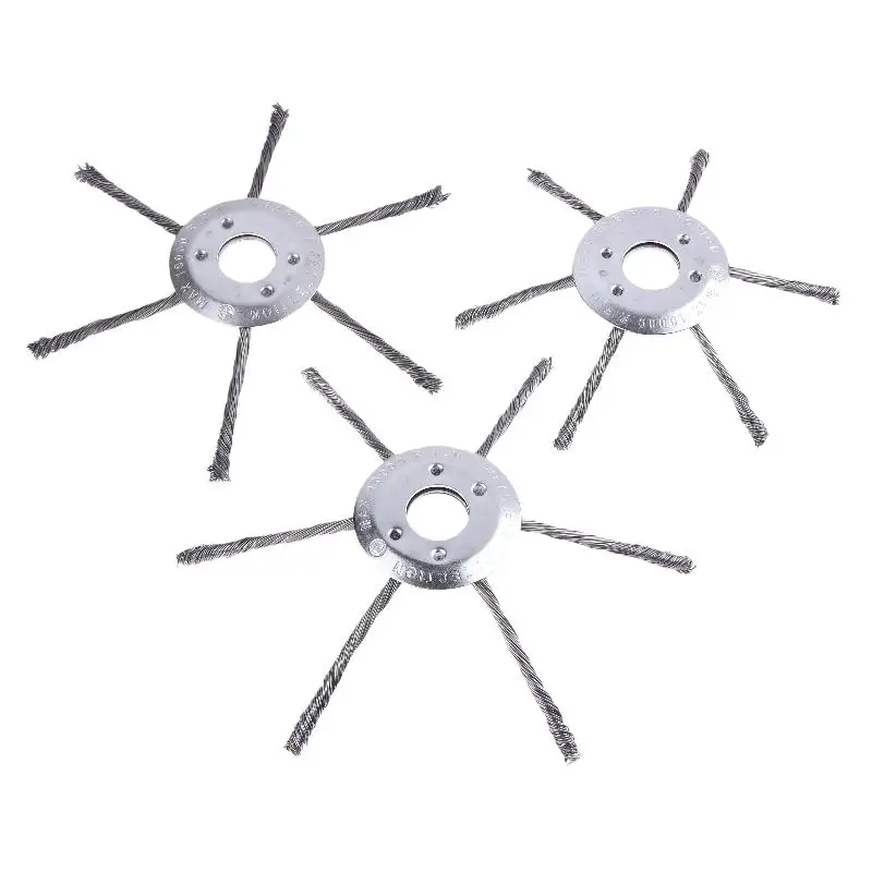 1 peça cortador de grama universal aparador de fio de aço, roda de remoção de ervas daninhas de 7/8/9 polegadas para cortadores de grama