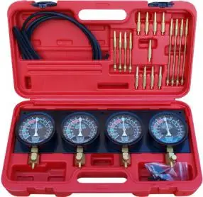 4Pcs Set Motorcycle Fuel Vacuum Carburetor Carb Synchronizer Tool Balancer Gauge