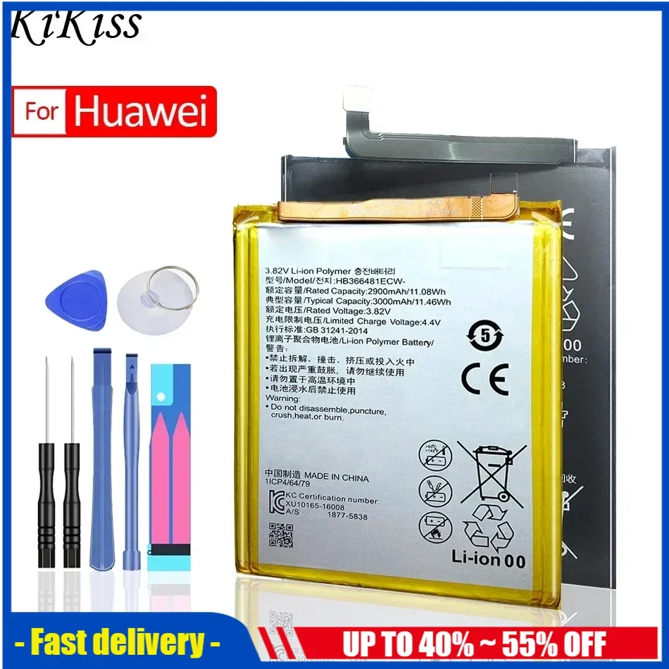 

Battery For Huawei Honor 6 6A 6X 6C Pro 6S 7A 7S 8 8A 8S 8X/Enjoy 6S/Nova/P9 Lite mini/Y5 Y6 Y7 Y9 II Prime pro 2017 2018 2019