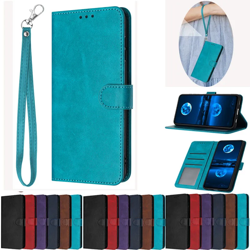 Leather Flip Case For Samsung Galaxy S24 Ultra S23 S21 S20 FE S22 Plus Ultra A54 A15 A14 Case Magnetic Wallet Book Stand Cover