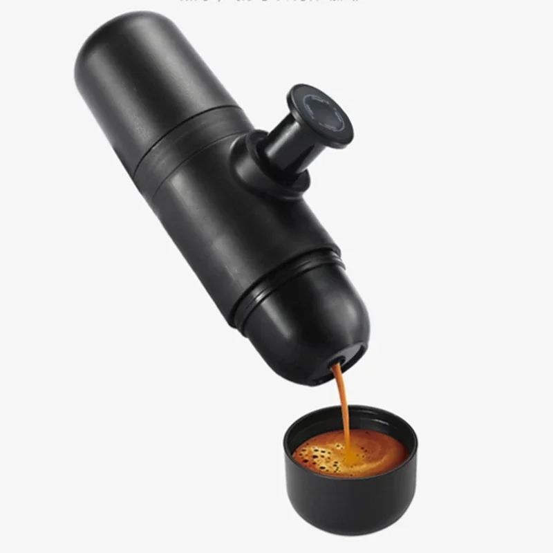 Portable Manual Espresso Coffee Maker for Home & Travel - Handheld Pressure Coffee Machine