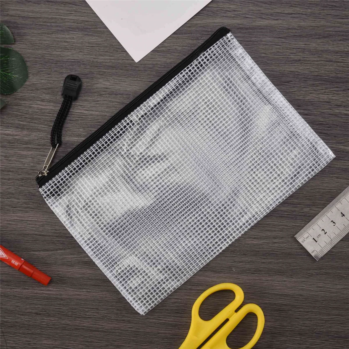 กระเป๋าซิป21แพ็ค (มี7ขนาด) สำหรับที่ใส่ของเพื่อจัดระเบียบอุปกรณ์การเรียนสำนักงาน