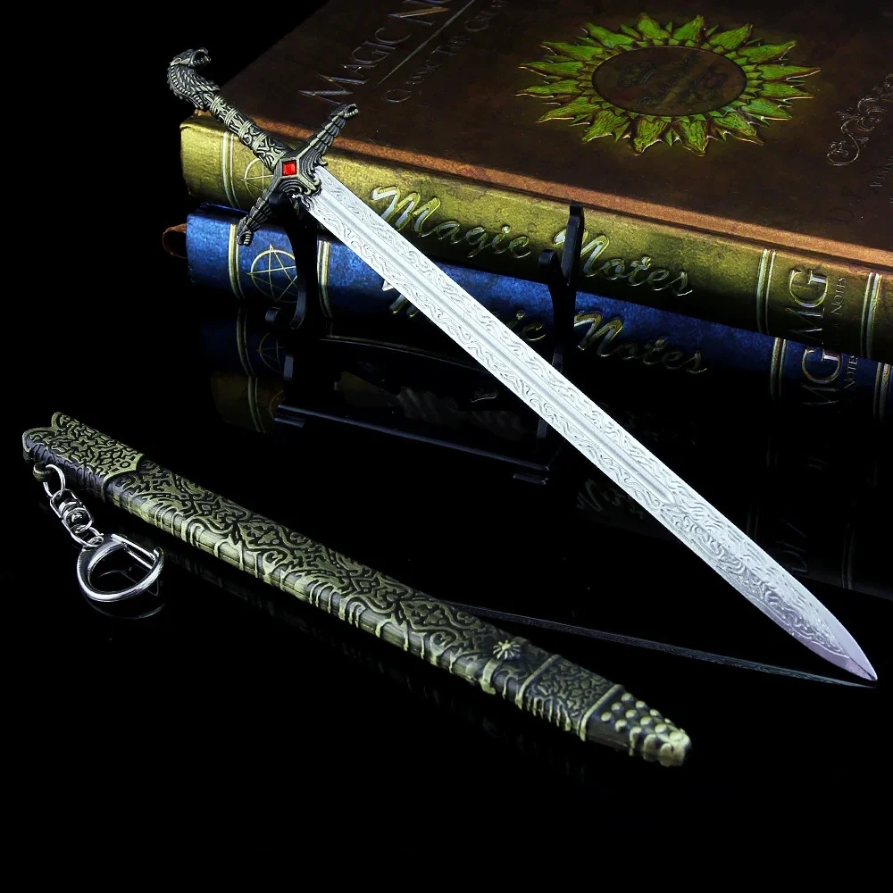 21cm Oathkeeper gra filmowa urządzenia peryferyjne tronów metalowe modele broni 1:6 rzemiosło, ozdoby, prezenty kolekcjonerskie i zabawki brelok