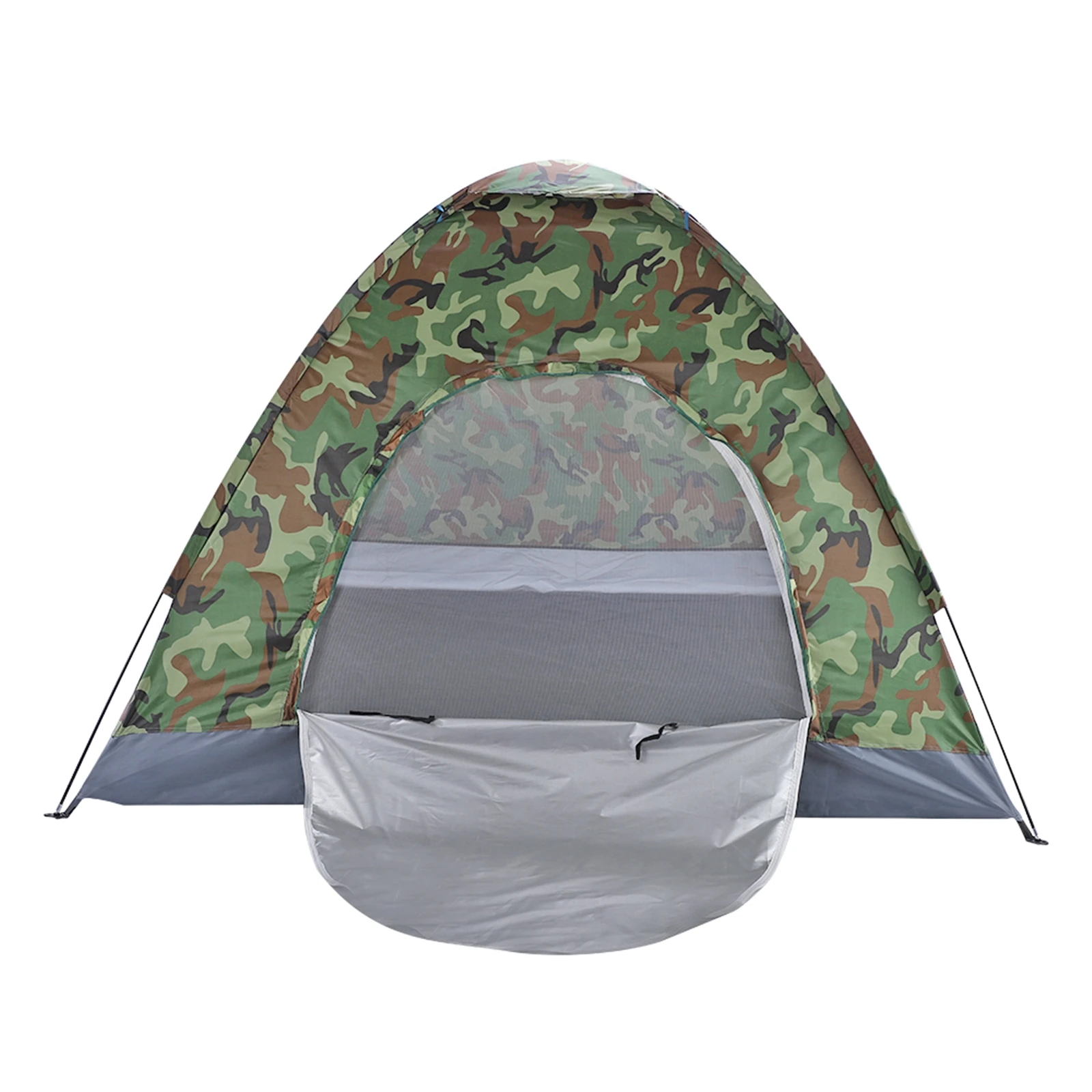 

3-4 people, camouflage, portable, camping tent, silver tape, fiberglass pole 200 * 200 * 135cm N001
