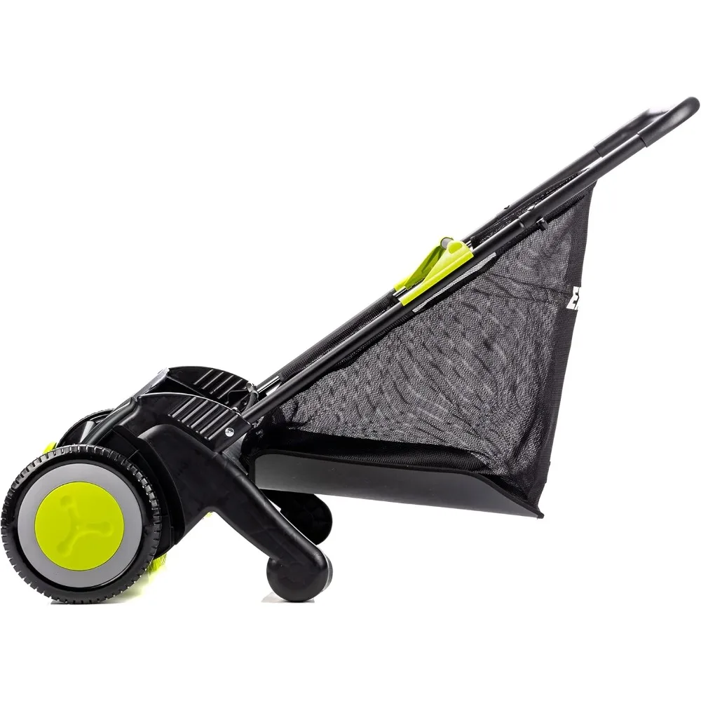 LSW70021 Varredor de gramado com pressão de folhas e grama de 21 polegadas de largura, preto