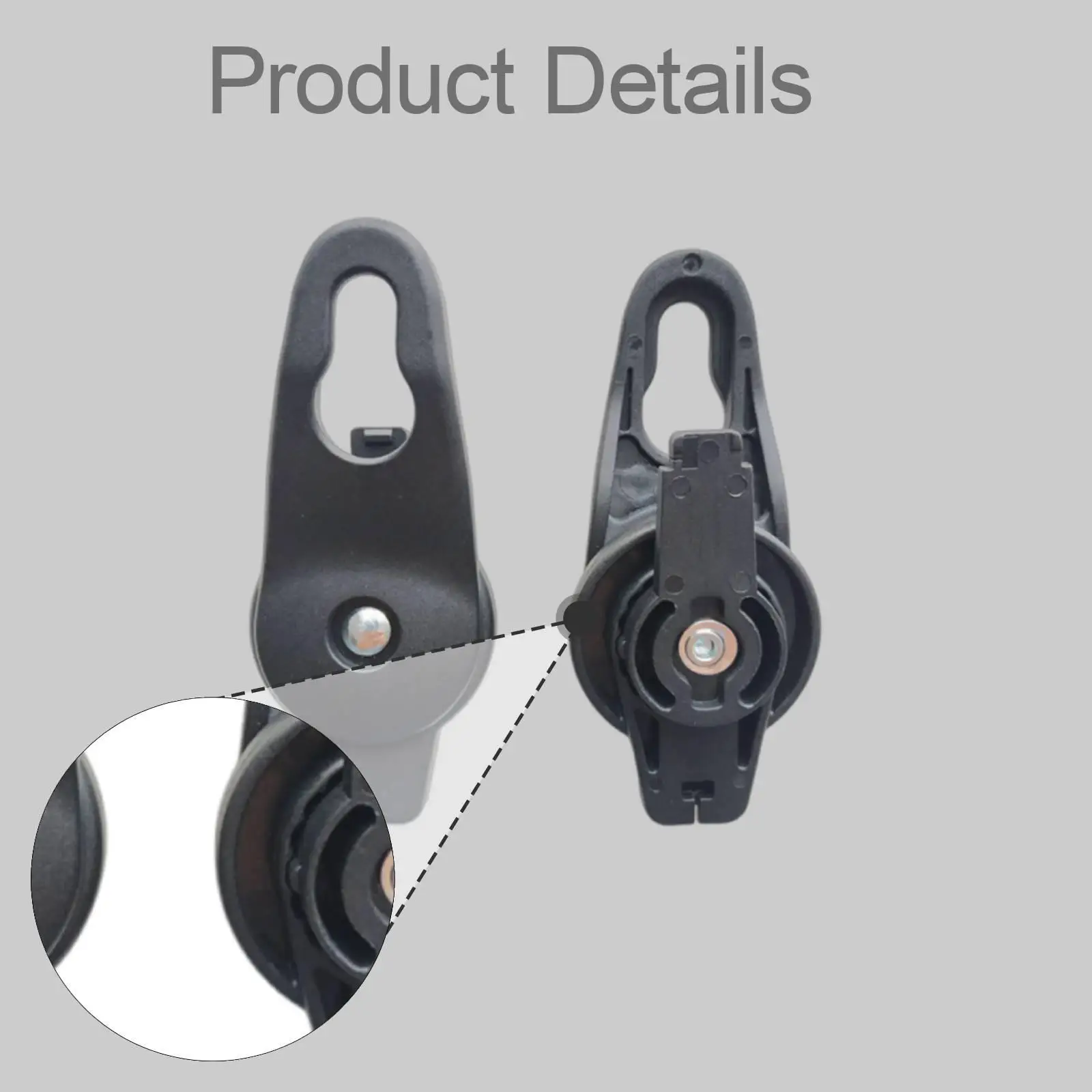 

2 Pieces Canopy Clamp Rod Buckles Easy Installation Sturdy Fittings Premium Practical Replacement Accessory Attachment Supplies