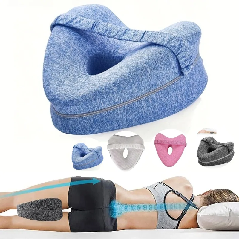 

Ergonomic Side Sleeping Pillow with Knee Support - Removable & Washable Cover, Leg Pillow for Side Sleepers, Comfortable Sleep
