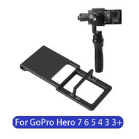Handheld Gimbal Adapter Switch Mount Plate for GoPro Hero 7 6 5 4 3 3+ Yi 4k Camera for DJI Osmo Feiyu Zhiyun Smooth Q Gimbal