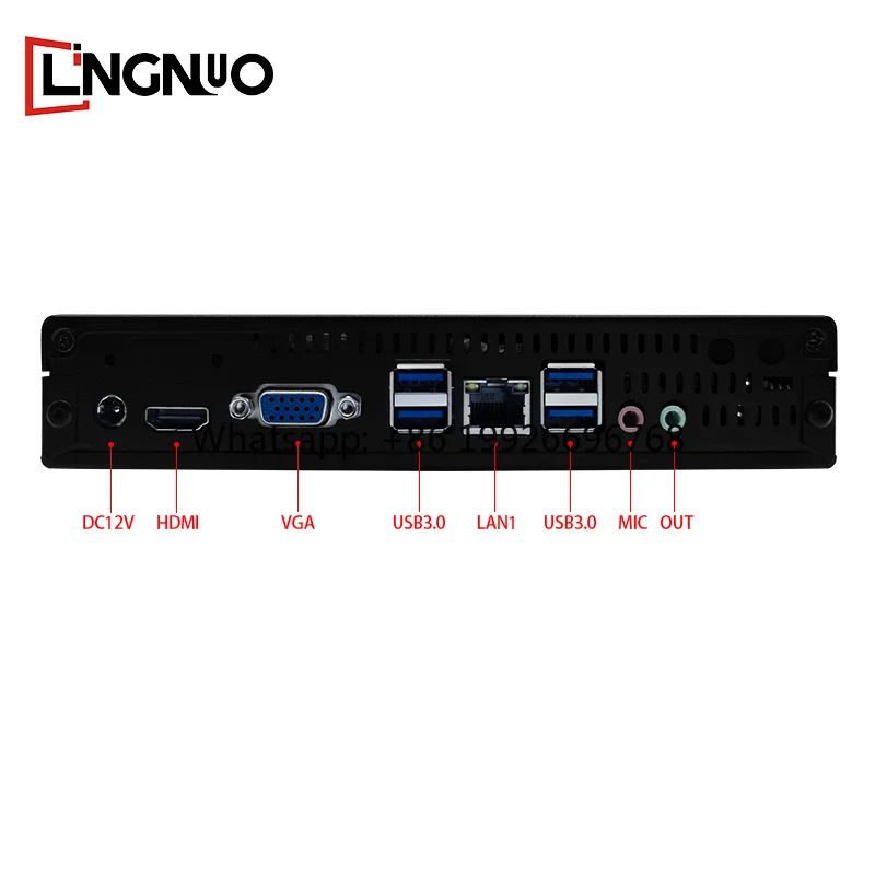 Manufacturer Direct Mini PC Industrial Fanless  N100 DDR4 32GB Memory Quad Core Processor Router for  EU/US