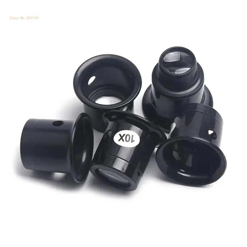 1 قطعة العدسة نظارات مكبرات مجموعة من 4 نقاط القوة المختلفة الساعات إصلاح أداة-5X ، 10X ، 15X ، 20X التكبير دروبشيبينغ #5