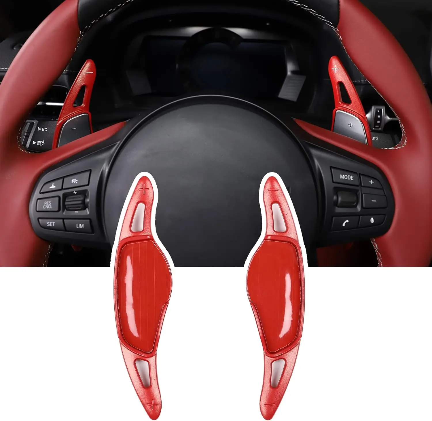 

Aluminum Alloy Car Steering Wheel Extender Shifter Paddle For Toyota GR SUPRA A90 A91 MK5 2.0 3.0 2019-2025 Styling Accessories