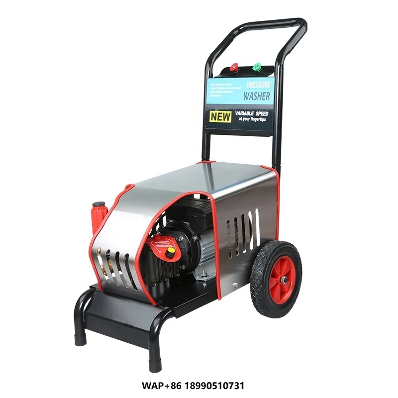 

Sonlin 2000W 100Bar Electric Commercial Industrial Stainless Steel Shell High Pressure Car Wash Machine