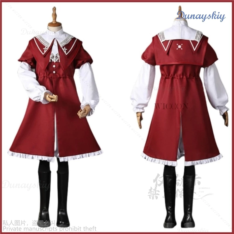 

Anime Game Final Fantasy XVI FF16 Joshua Rosfield Cosplay Costume FFXVI Doujin Red Dress Coat Man Woman Kawaii Halloween Suit