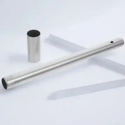 أنبوب دبلوم عتيق من الفولاذ المقاوم للصدأ لخطوط الشهادات، قبعات التخرج، حافظة عرض واقية لبطاقات المعمودية #6