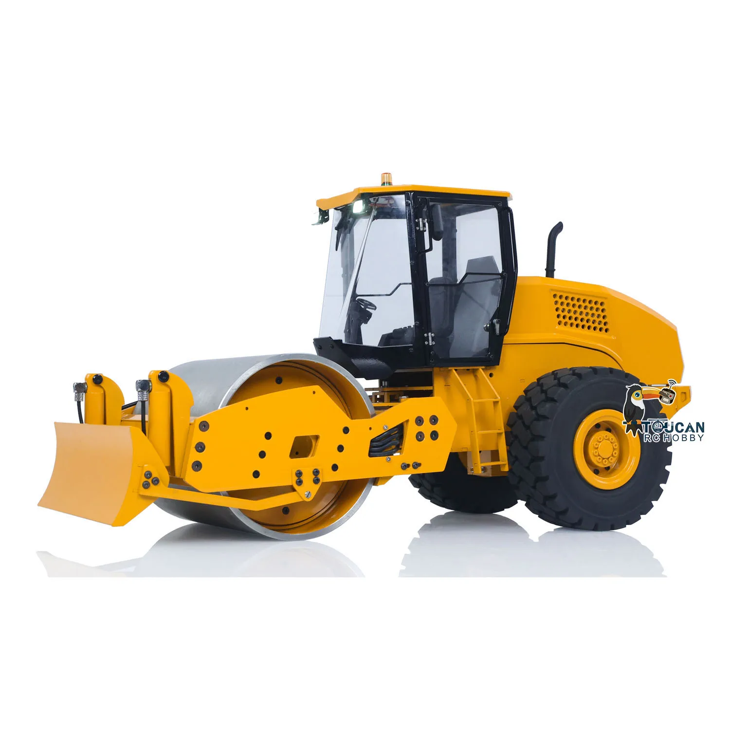 Подарки 1/12 Металлический CS11 RC Гидравлический дорожный ролик с дистанционным управлением Готовые инженерные автомобили Грузовики Автомобили Игрушки для мальчиков TH24080