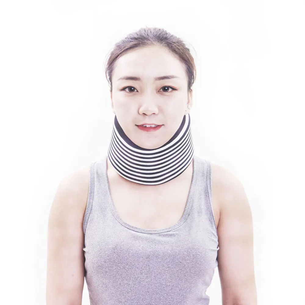 1Pcs Neck Brace,Soft Foam Cervical Collar,Vertebrae Wrap Alignment and Stabilizes Spinal,Adjustable Spinal Support Relieves Pain