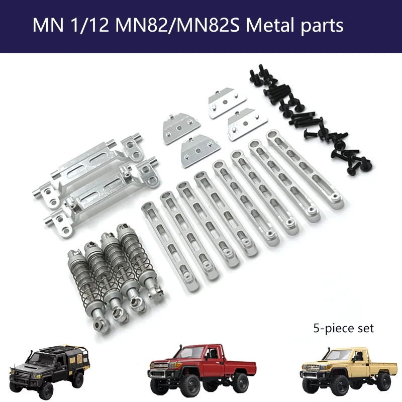 1/12 MN82 LC79 MN82S MN82PR0 RC Car  Front and Rear Axle Remote Control Accessories Drive Shaft Shock Absorber RC Upgrade Parts
