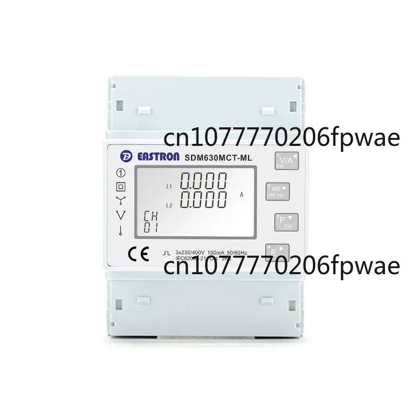 

For EASTRON SDM630MCT-ML-TCP Three Phase Multichannel Modbus RJ45 TCP Energy Meter