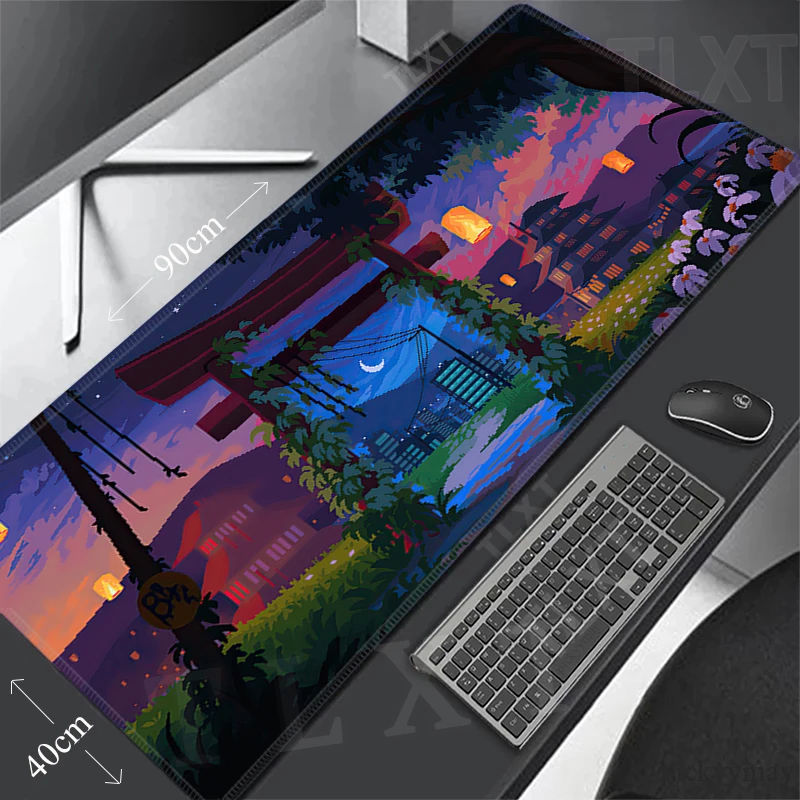 Torii Large Mouse Mat Gaming Mousepad Big Gamer Mousepads Japanese Deskmat Rubber Keyboard Mats Desk Pad Art Mouse Pads 900x400